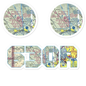 Mountaindale Airport (63OR) VFR Sectional Sticker Pack