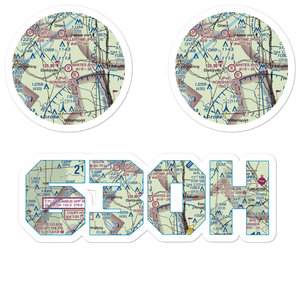 White's Airport (63OH) VFR Sectional Sticker Pack