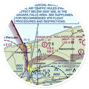 Shear Airport (63NY) VFR Sectional Sticker (20 mile)