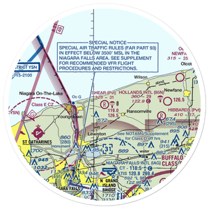 Shear Airport (63NY) VFR Sectional Sticker (30 mile)