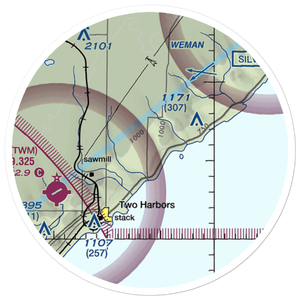 Weideman International Airport (63MN) VFR Sectional Sticker (20 mile)