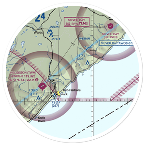 Weideman International Airport (63MN) VFR Sectional Sticker (30 mile)