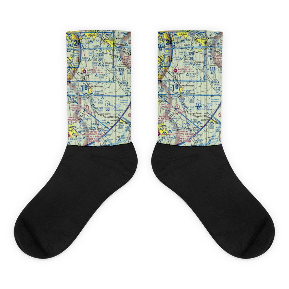 Zips Airport (63GA) VFR Sectional Socks 