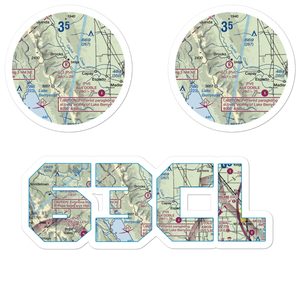G3 Ranch Airport (63CL) VFR Sectional Sticker Pack
