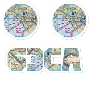 Desert Air Sky Ranch Airport (63CA) VFR Sectional Sticker Pack