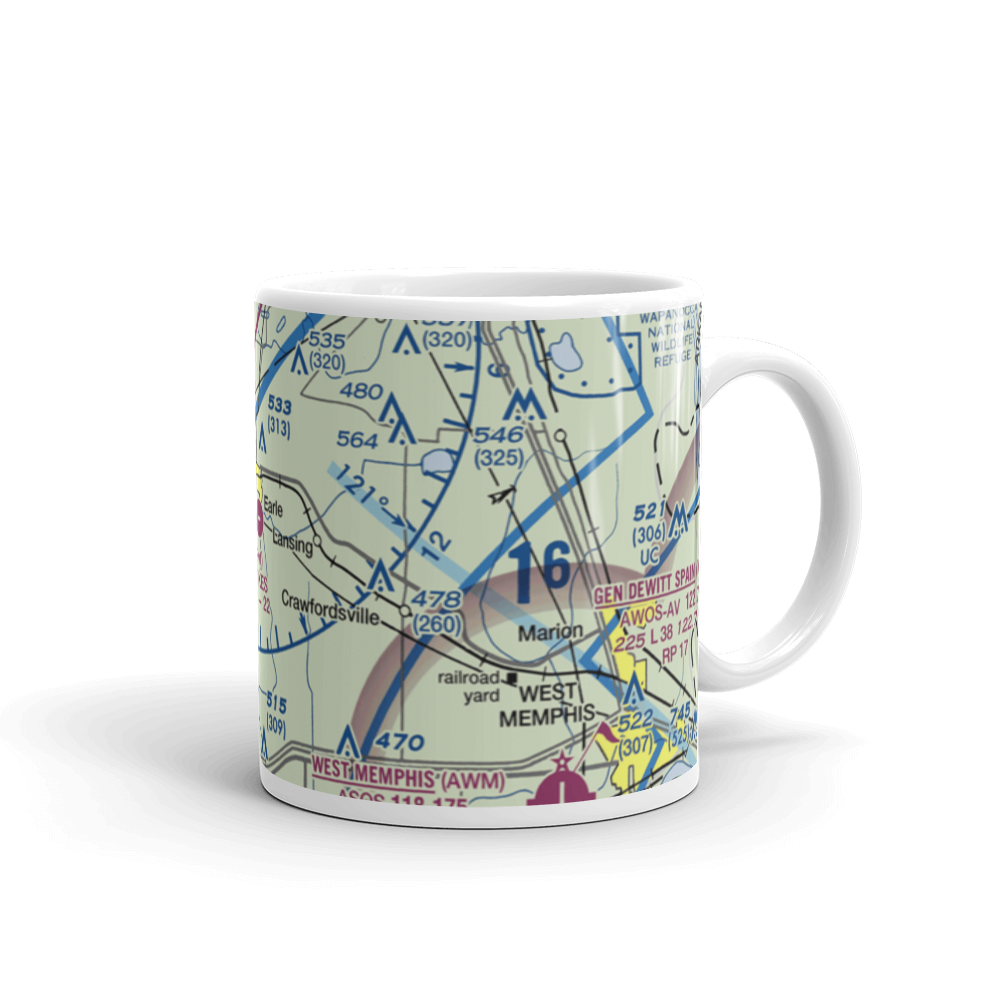 Stokes Airport (63AR) VFR Sectional  Mug 