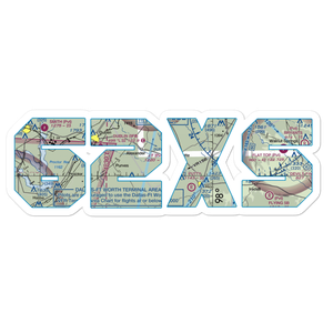 J F Ranch Airport (62XS) VFR Sectional Sticker