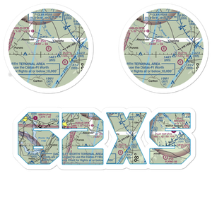 J F Ranch Airport (62XS) VFR Sectional Sticker Pack