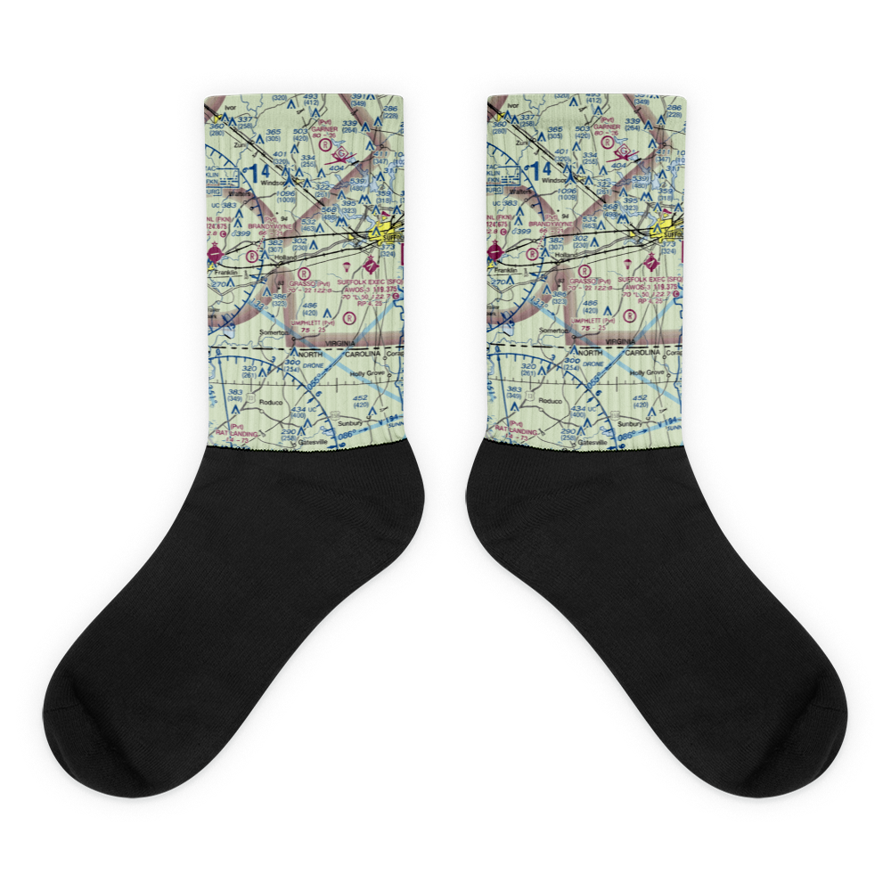 Grasso Salvage Airport (62VA) VFR Sectional Socks 