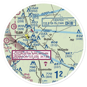 Hawken Air One Airport (62TA) VFR Sectional Sticker (20 mile)