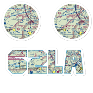Ken Guidry Nr 4 Airport (62LA) VFR Sectional Sticker Pack