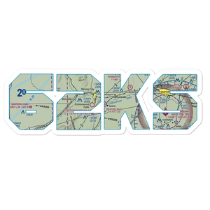 Dexter Field (62KS) VFR Sectional Sticker