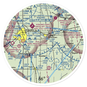 Fowler Field /Private/ Airport (62IN) VFR Sectional Sticker (30 mile)