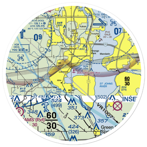 Doctors Lake Seaplane Base (62FD) VFR Sectional Sticker (20 mile)