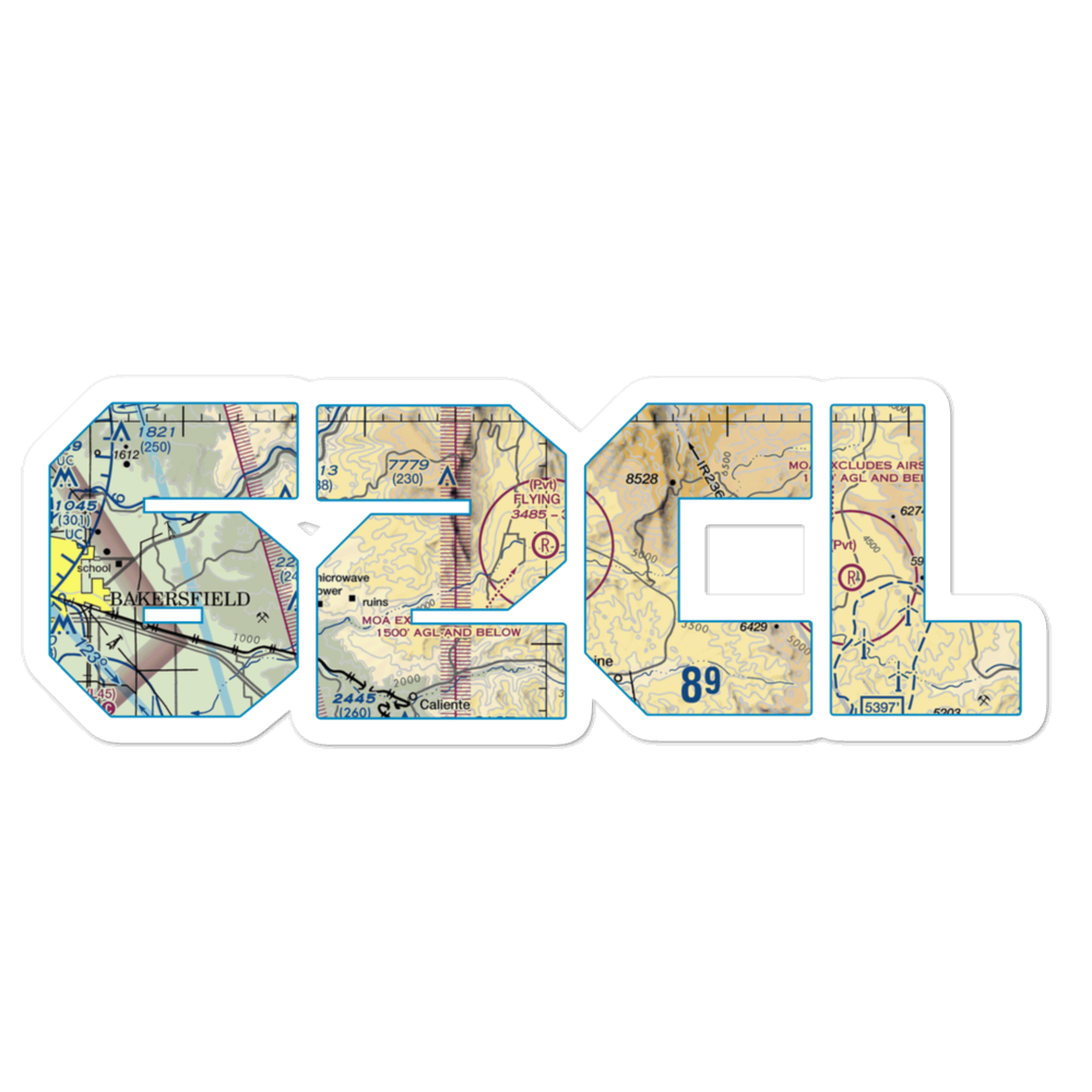 Flying S Ranch Airport (62CL) VFR Sectional Sticker 