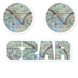 Banks Ranch Airport (62AR) VFR Sectional Sticker Pack