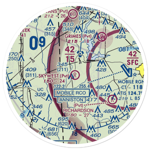 Skywest Airpark (62AL) VFR Sectional Sticker (20 mile)