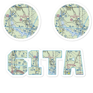 Eagle Landing Airport (61TA) VFR Sectional Sticker Pack