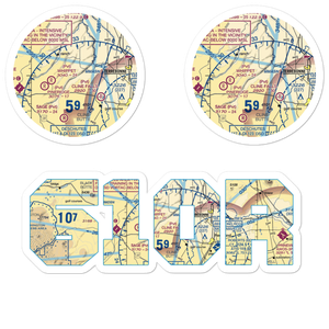 The Citadel Airport (61OR) VFR Sectional Sticker Pack