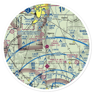 Farris Strip (61MU) VFR Sectional Sticker (30 mile)