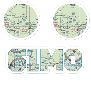 Carl Ensor Airport (61MO) VFR Sectional Sticker Pack
