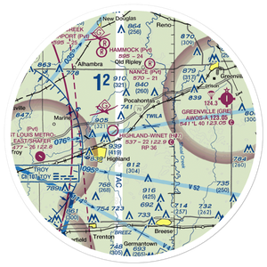 Smith Restricted Landing Area (61LL) VFR Sectional Sticker (30 mile)