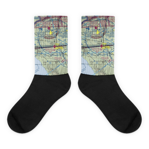 Johnson Brothers Airport (61CL) VFR Sectional Socks