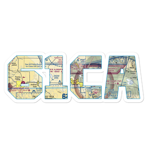 Bauer Airport (61CA) VFR Sectional Sticker