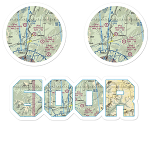 Whitaker Airport (60OR) VFR Sectional Sticker Pack