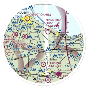 Zorn Acres Airport (60OI) VFR Sectional Sticker (20 mile)