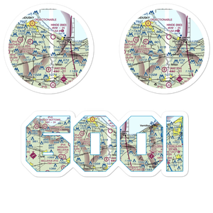 Zorn Acres Airport (60OI) VFR Sectional Sticker Pack