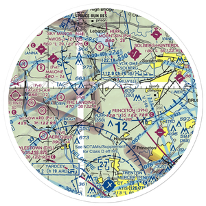 O'Dwyer Airport (60NJ) VFR Sectional Sticker (30 mile)