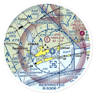 Star Hill Golf Club Airport (60NC) VFR Sectional Sticker (20 mile)