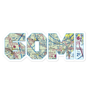 Maybee Airport (60MI) VFR Sectional Sticker