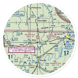 Nelson Private Airport (60IS) VFR Sectional Sticker (30 mile)