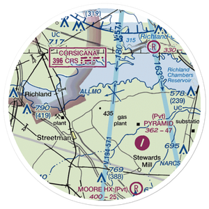 Byrt Airport (5XS9) VFR Sectional Sticker (20 mile)