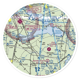Byrt Airport (5XS9) VFR Sectional Sticker (30 mile)