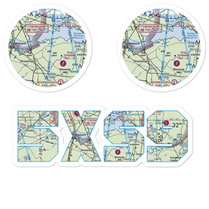Byrt Airport (5XS9) VFR Sectional Sticker Pack