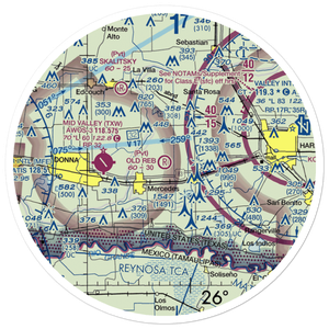 Old Reb Airport (5XS6) VFR Sectional Sticker (30 mile)