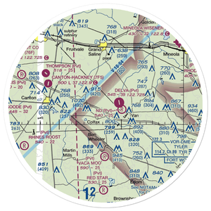 Wits End Ranch Airport (5XS5) VFR Sectional Sticker (30 mile)