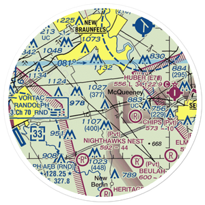 Gary's Airport (5XS4) VFR Sectional Sticker (20 mile)