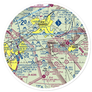 Gary's Airport (5XS4) VFR Sectional Sticker (30 mile)