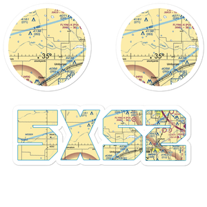 Kimball Farm Service Inc Airport (5XS2) VFR Sectional Sticker Pack