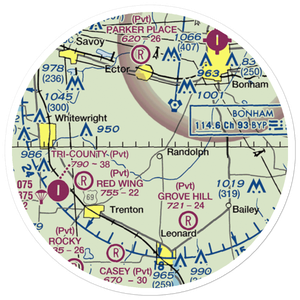 Tnt Ultralightport (5XS0) VFR Sectional Sticker (20 mile)