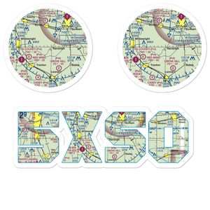 Tnt Ultralightport (5XS0) VFR Sectional Sticker Pack