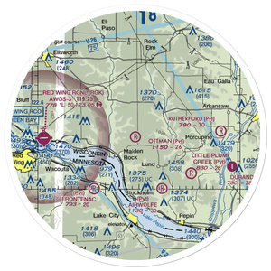 Ottman Landing Airport (5WN9) VFR Sectional Sticker (30 mile)