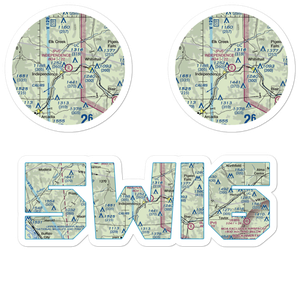 Independence Airport (5WI6) VFR Sectional Sticker Pack