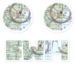 Larson Airport (5WI4) VFR Sectional Sticker Pack