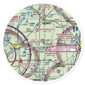 Der Schwarzwald Airport (5WI3) VFR Sectional Sticker (30 mile)