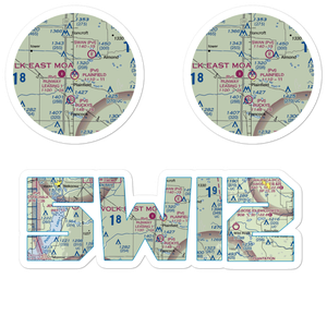 Plainfield International Airport (5WI2) VFR Sectional Sticker Pack